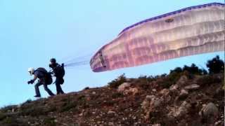 Paragliding from Harissa mountain in Lebanon [upl. by Buzz869]