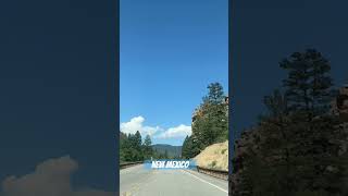 Chasing mountains and cold breezes 🏔️❤️💚🥰 nature heaven newmexico youtubeshorts viralvideo [upl. by Riley]