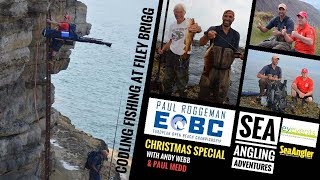 Sea Fishing Videos UK  Fishing at Filey Brigg Christmas Special [upl. by Eintihw]