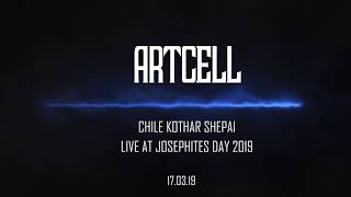 ARTCELL Chile Kothar Shepai Live at ST JOSEPH 19 Drum Cam [upl. by Anirbac]