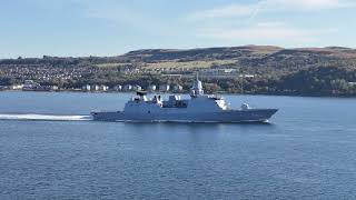 Strike Warrior naval vessels on the Clyde [upl. by Sparke]