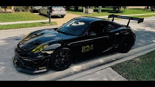 Straight piped 981 Cayman S [upl. by Obidiah]