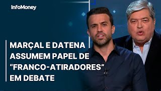 Marçal e Datena assumem papel de “francoatiradores” em debate para prefeitura de SP [upl. by Nosretep]