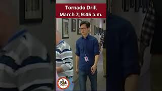 Tornado Drill March 7 2023  Tornado Preparedness shorts [upl. by Nlyak453]