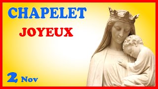 CHAPELET 🙏 Samedi 2 Nov  Mystères Joyeux [upl. by Oer]