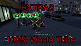 SpiderMan 3 PS2 Extras  All Waste Tribe Crime Patrol Missions [upl. by Sennahoj]