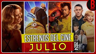 ESTRENOS del CINE JULIO 2024  Películas que se Estrenan en Julio 2024 [upl. by Fang457]