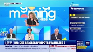 Le débrief de la matinale  RN des baisses dimpôts financées [upl. by Liris]