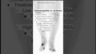 Osteomyelitis in children [upl. by Conlin]