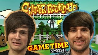 ROUND UP DEM CRITTERS Gametime w Smosh [upl. by Nnodnarb]