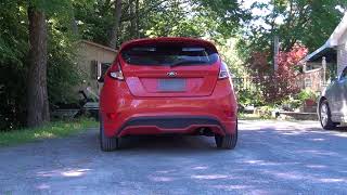 Fiesta ST  Muffler Delete  Stratified Progressive Exhaust Crackles Tune [upl. by Erasaec]