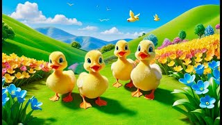 Five Little Ducks  Fun Counting Song for Kids  Nursery Rhymes amp Kids Songs [upl. by Bigg]