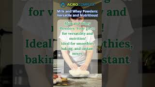 Milk and Whey Powders Versatile and Nutritious  AGROCOMPLEX Poland [upl. by Essined705]