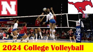 2 Nebraska vs SMU Women Volleyball Game 9 3 2024 [upl. by Sirromal]