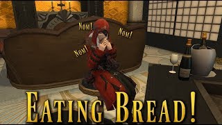 FFXIV Eating Bread Emote [upl. by Gosnell43]