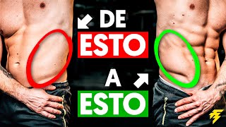 Cómo marcar la V de los ABDOMINALES  Mejores EJERCICIOS para OBLICUOS [upl. by Nehttam]