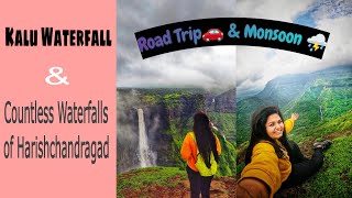 Kalu Waterfall and other Enchanting Waterfalls of Harishchandragad An Immersive Experience [upl. by Oren]