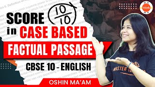 3 Secret Hacks to Score 100 in Case Based Factual Passage  Class 10 English  CBSE Board Exam 2024 [upl. by Atniuq181]