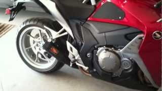 VFR1200 with Werkes GP exhaust [upl. by Gaspar53]