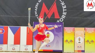 Majorettes Finezja  Wschowa  Mace Senior solo  European Majorettes Cup Racibórz 2024 [upl. by Daughtry84]