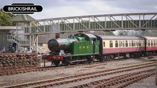 GWR 6695 reopens Quainton Road Station  Buckinghamshire Railway Centre  Auto Fest  260824 [upl. by Lajet571]