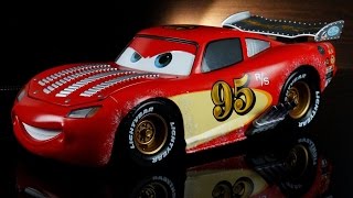 Disney Store Pixar CARS Lightning McQueen Custom Pixar Diecast Artist Series Collection [upl. by Odracir]