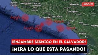 ALERTA SISMICA SE REPORTA UNA GRAN CANTIDAD DE SISMOS EN EL SALVADOR HOY [upl. by Cathlene]