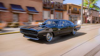 Doms Charger Drive Forza Horizon 5 G920  Manual wClutch [upl. by Meela]