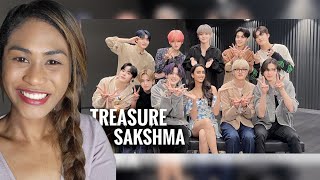 TREASURE ft Sakshma Srivastav  Get to know them like never before  Indian Interview  Reaction [upl. by Hahcim]