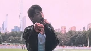 Jungkook  Euphoria Soundcheck FULL live in central park [upl. by Neelyad522]