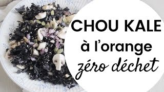 Comment cuisiner du Chou Kale salade parfaite pour lhiver 🥗 amp zéro déchet 🗑  Milena amp Co [upl. by Adym]