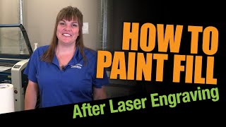 How to Paint Fill Wood that has been Laser Engraved [upl. by Nemad]