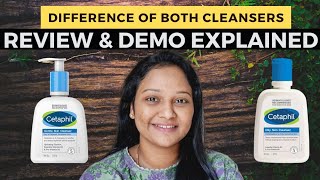 Cetaphil gentle face amp Cetaphil oily cleanser  review  demo amp explained skincaretips Cetaphil [upl. by Ailimat171]