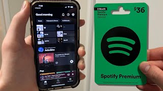 How to Redeem Spotify Premium Gift Card Full Guide [upl. by Tom902]