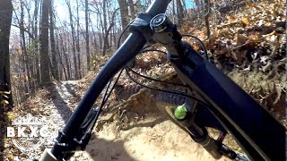 Mountain Biking Bent Creek near Asheville North Carolina [upl. by Ayrotal]