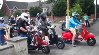 Wigan Scooter Club Boars Head June 27th 2010 wmv [upl. by Jolyn]