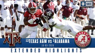 13 Texas AampM vs 2 Alabama Extended Highlights  CBS Sports HQ [upl. by Aihseyn142]