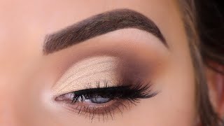 Half Cut Crease Eyeshadow Tutorial for Beginners  ABH Soft Glam Palette [upl. by Peg512]