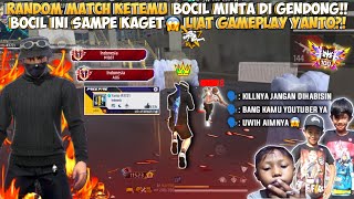 RANDOM MATCH MALAH SETEAM SAMA BOCIL ALOK BOCIL INI MINTA BOOYAH AUTO GUA BOOYAHIN 😎 [upl. by Benedick]