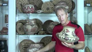 Indian Pottery how to Identify Antique San Ildefonso Polychrome Pottery [upl. by Eamaj245]