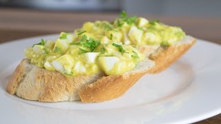 Æggesalat Curry Tofu Salad  Vegan [upl. by Koblas]