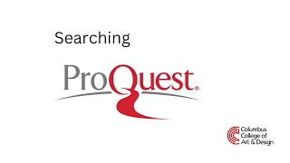 Searching ProQuest 202425 [upl. by Bond]