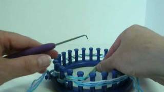 Loom Knit Bath Scrubby Part 2 [upl. by Rudelson114]