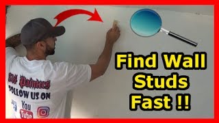 How to find studs in a Wall and Ceiling made Easy [upl. by Ahsikad]