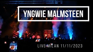 YNGWIE MALMSTEEN Live Milan 11112023  Trilogy suite  solo [upl. by Assirim]