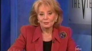 Barbara Walters on Donald Trump Rosie ODonnell [upl. by Fezoj66]