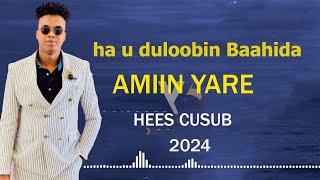 AMIIN YARE  HA U DULOOBIN BAAHIDA  HEES CUSUB OFFICIAL MUSIC 2024 [upl. by Hadeehsar]