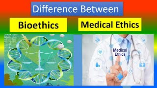 Difference Between Bioethics and Medical Ethics [upl. by Myrah]