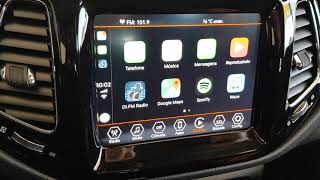 Funcionamento Básico do CarPlay  Jeep Compass  Central Multimídia [upl. by Dewayne]