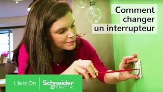 Tuto  comment changer un interrupteur  Schneider Electric [upl. by Arotal]